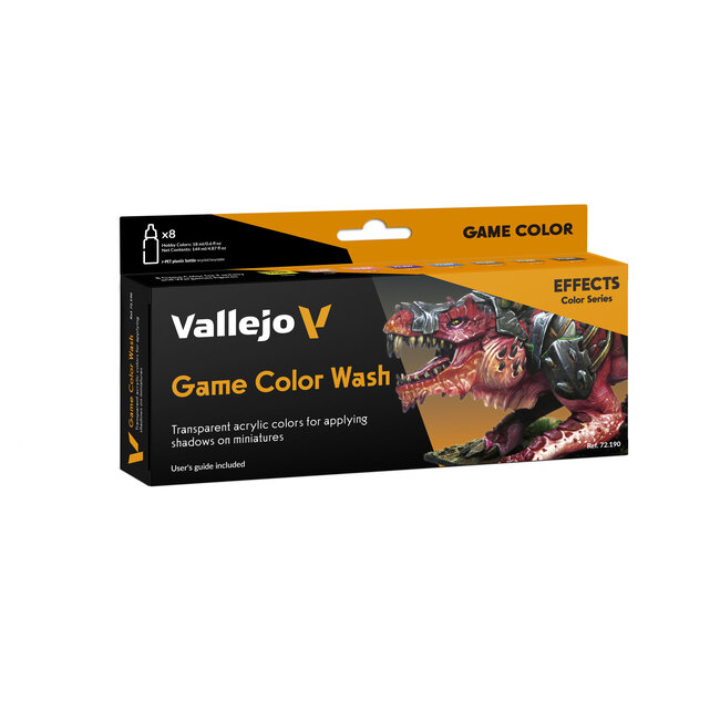 Vallejo Game Color Wash - 8 kleuren - 18ml - 72190