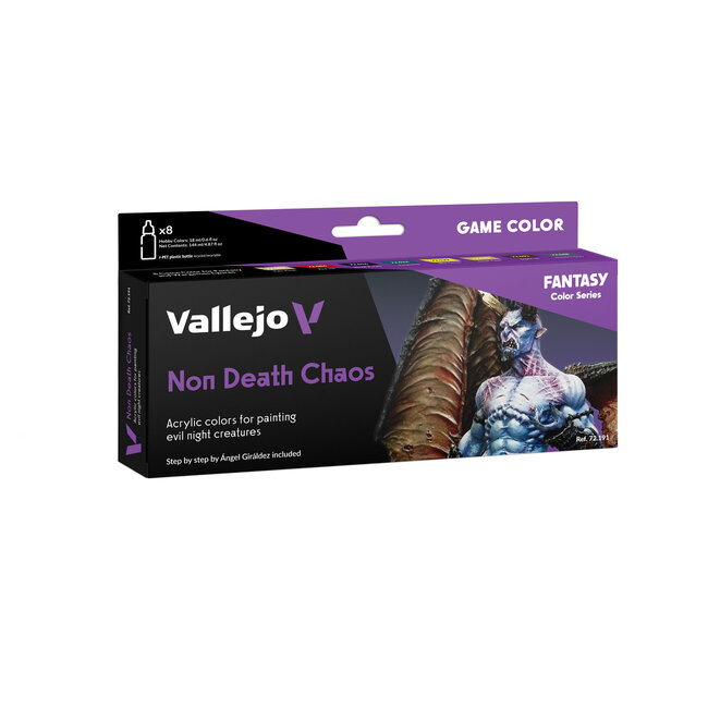 Vallejo Game Color Non Death Chaos - 8 kleuren - 18ml - 72191