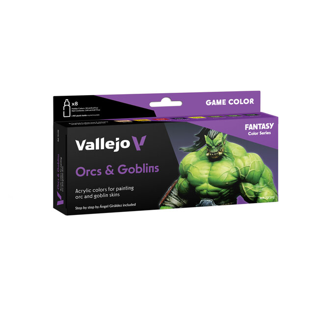Vallejo Game Color Orcs & Goblins - 8 kleuren - 18ml - 72192