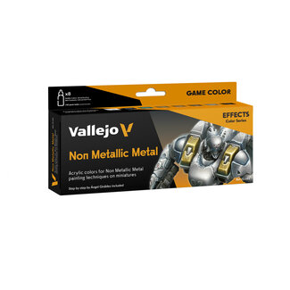 Vallejo Game Color Non Metallic Metal - 8 kleuren - 18ml - 72193 - image
