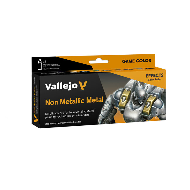 Vallejo Game Color Non Metallic Metal - 8 kleuren - 18ml - 72193