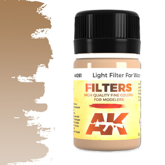 AK interactive Light Filter For Wood - Weathering Filter - 35ml - AK261 - image