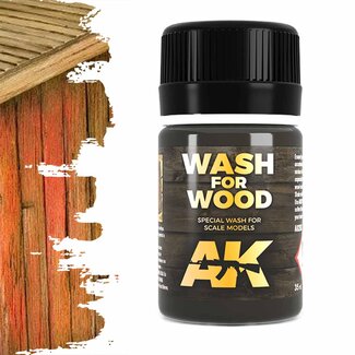 AK interactive Wash For Wood - Weathering Wash - 35ml - AK263 - image