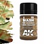 AK interactive Wash For Dark Yellow Vehicles - Weathering Wash - 35ml - AK300 - image