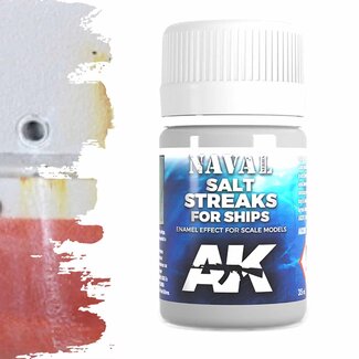 AK interactive Salt Streaks For Ships - Zeeschepen Weathering - Streaking - 35ml - AK306 - image