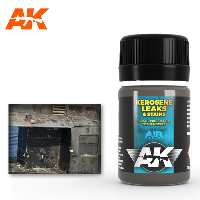 AK interactive Kerosene Leaks & Stains - Air Series - AK Weathering - 35ml - AK2039