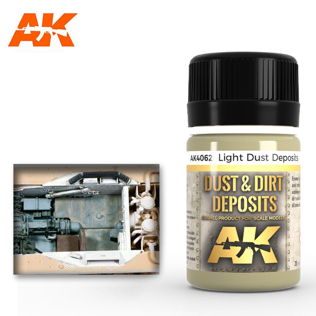 AK interactive Light Dust Deposit - Deposit Weathering - 35ml - AK 4062