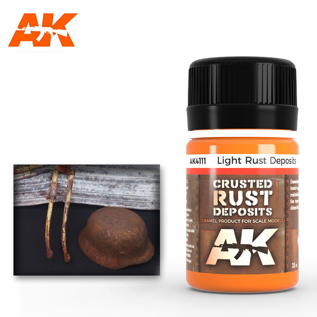 AK interactive Light Rust Deposit - Deposit Weathering - 35ml - AK 4111