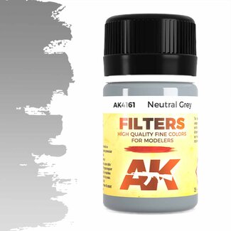 AK interactive Neutral Grey Filter  - Weathering Filter - 35ml - AK4161 - image