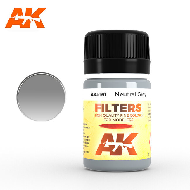 AK interactive Neutral Grey Filter  - Weathering Filter - 35ml - AK4161
