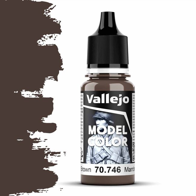 Vallejo Model Color Chestnut Brown - 18ml - 70746