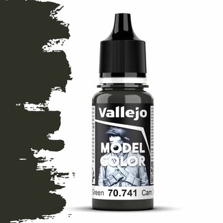 Vallejo Model Color Camouflage Black Green - 18ml - 70741 - image