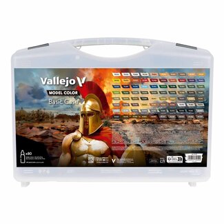 Vallejo Model Color Basic Case - 80 colors - 18ml - 70252 - image
