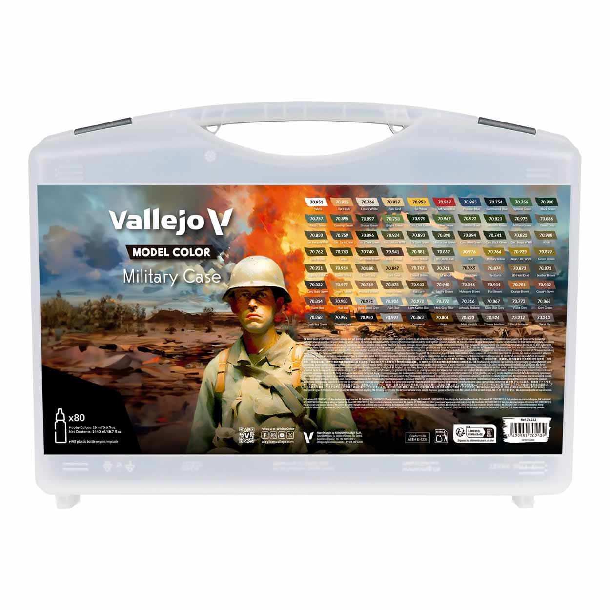 Vallejo Model Color 70771 Dark Rust (18ml) - Colore Acrilico Per Modellismo, Ruggine Scuro, Non Tossico - 3