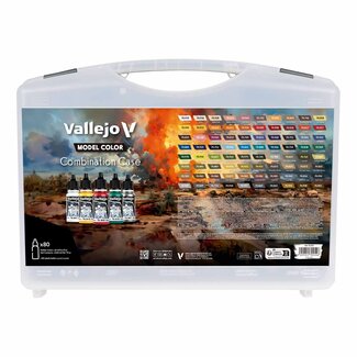 Vallejo Model Color Combination Case - 80 colors - 18ml - 70254 - image