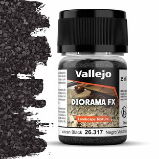 Vallejo Vulcan Black 0,1-2mm Diorama FX Landscape Textures - 35ml - 26317 - image