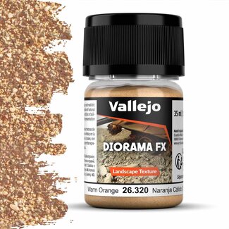 Vallejo Warm Orange 0,1-1mm Diorama FX Landscape Textures - 35ml - 26320 - image