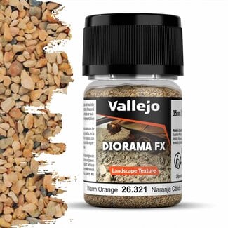 Vallejo Warm Orange 1-2mm Diorama FX Landscape Textures - 35ml - 26321 - image
