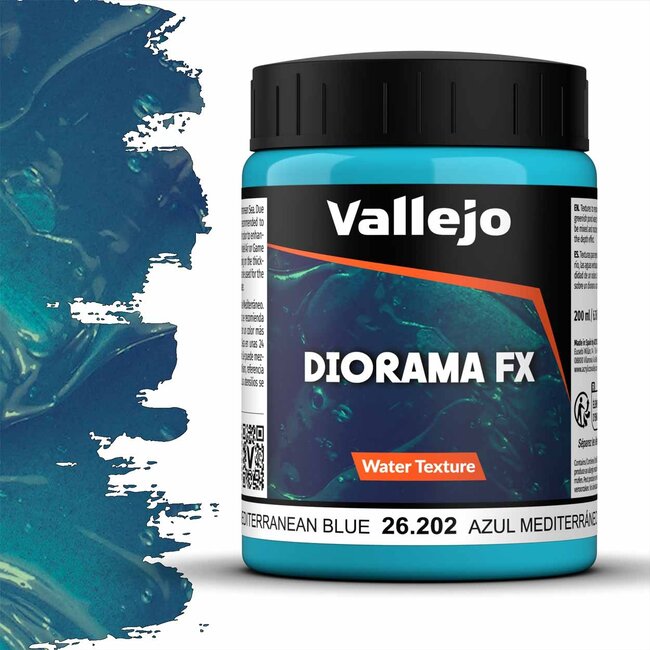 Vallejo Mediterrenean Blue Water Diorama FX - 200ml - 26202