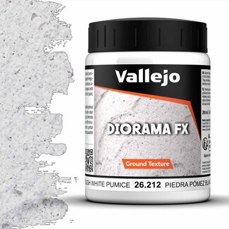 Vallejo Rough White Pumice Ground Texture Diorama FX Stone - 200ml - 26212 - image