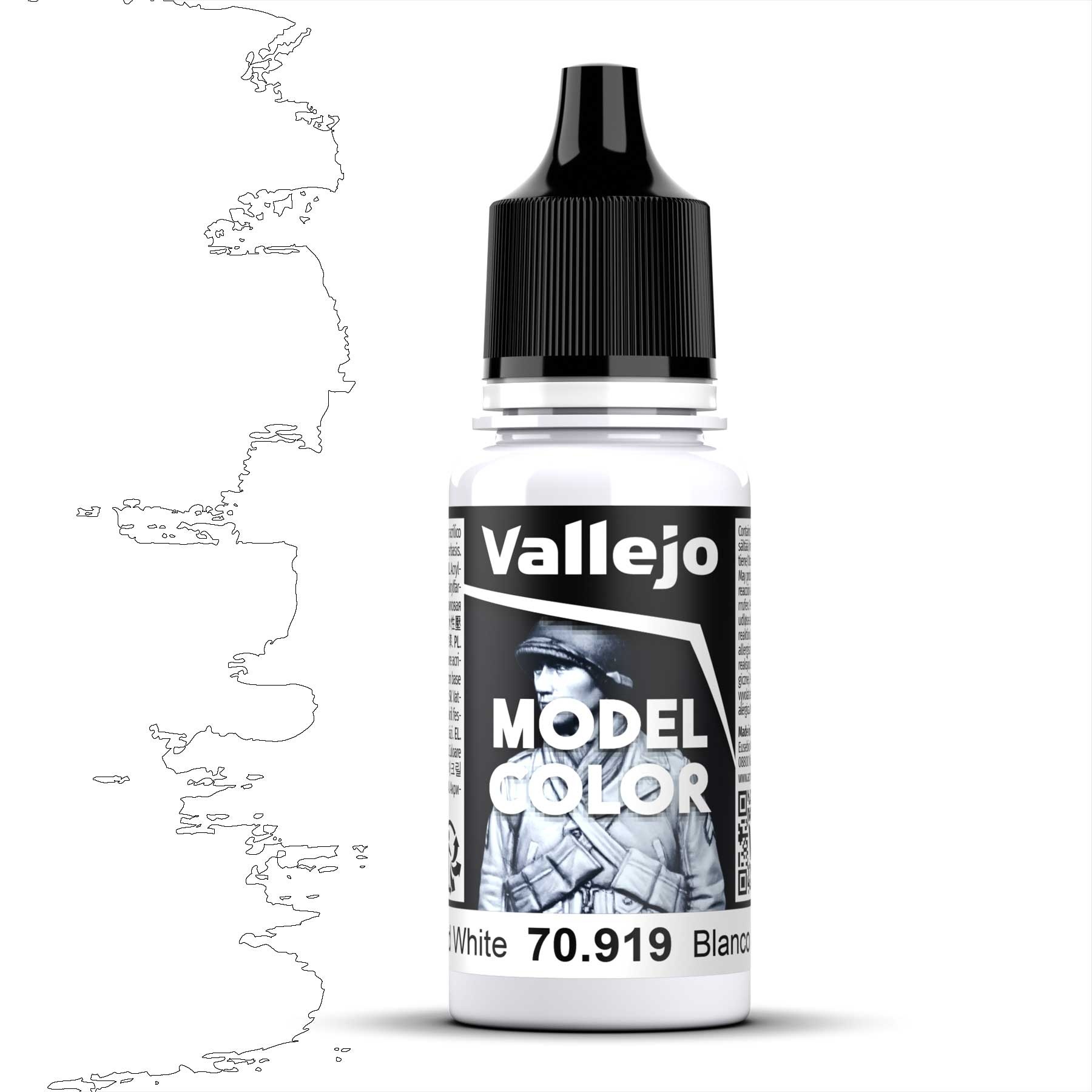 Vallejo Model Color Cold White - 18ml - 70919 kopen! - Scenery Workshop ...