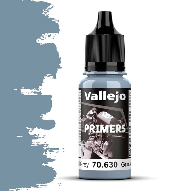 Vallejo Surface Primer Steel Grey - 18ml - 70630