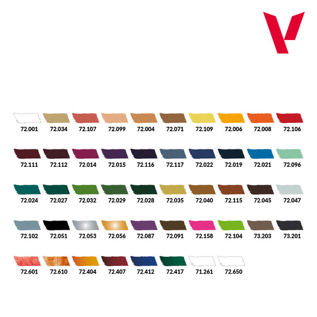 Vallejo Game Color Inspiration Set - 48 Colors - 18ml - 72182
