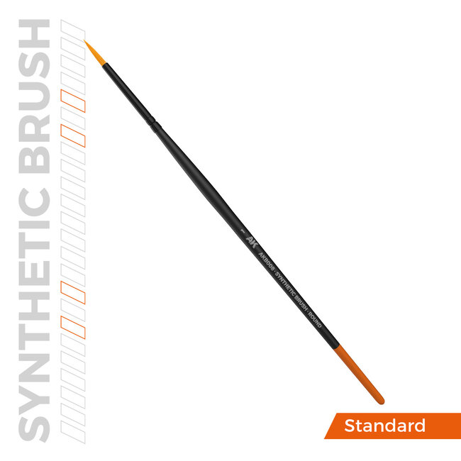 AK interactive Round Synthetic Brush 1 - AKB008