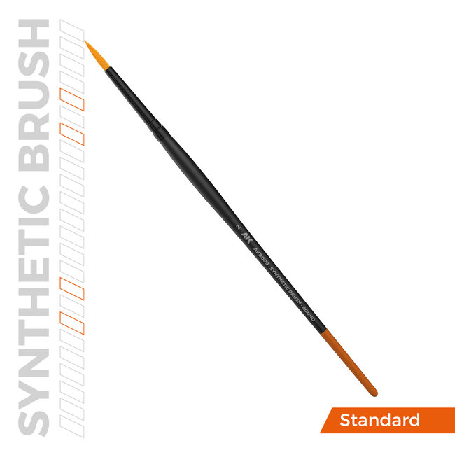 AK interactive Round Synthetic Brush 2 - AKB009