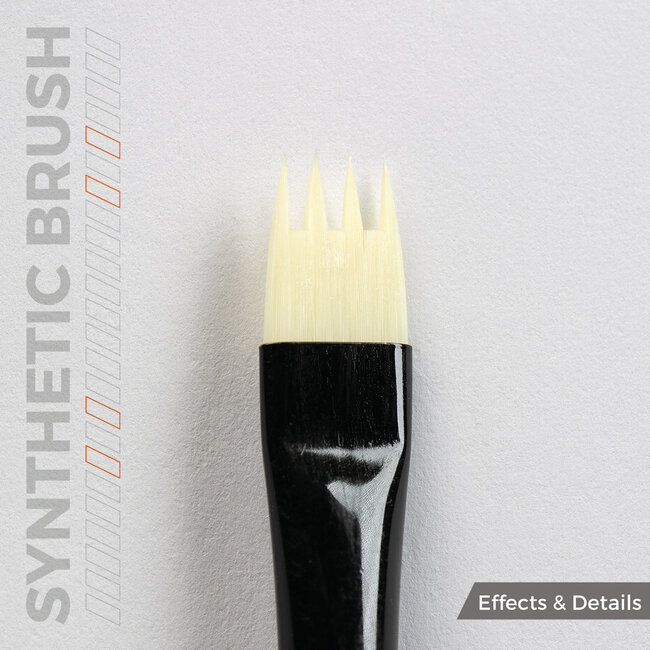 AK interactive Comb Synthetic Brush - AKB011