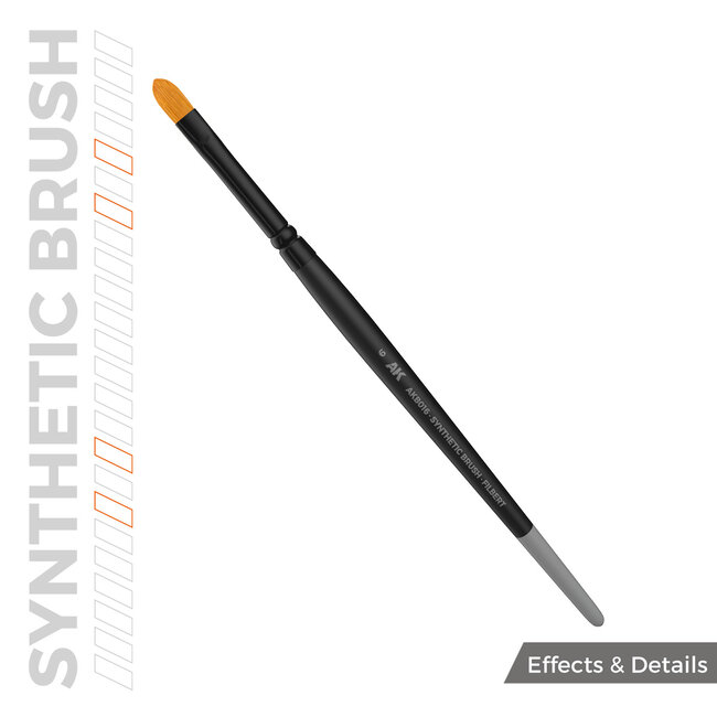 AK interactive Filbert Synthetic Brush 6 - AKB016