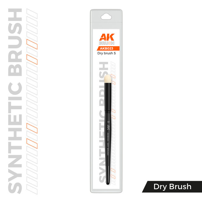 AK interactive Dry Brush Synthetic Brush S - AKB023