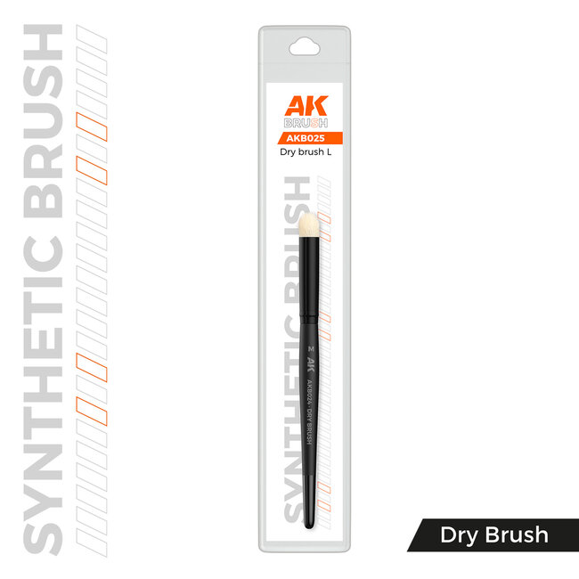 AK interactive Dry Brush Synthetic Brush L - AKB025