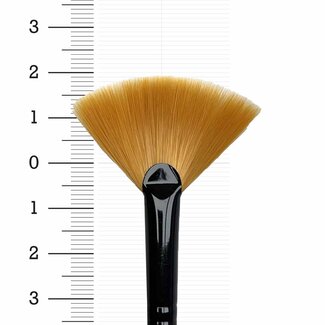 AK interactive Fan Shape Synthetic Brush - AKB017 - image
