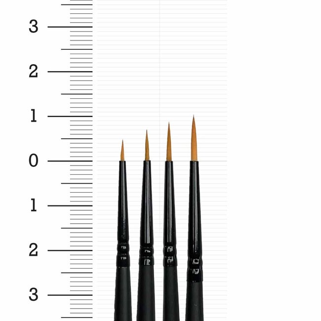 AK interactive Precision Synthetic Brushes Set - 3x - AKB105