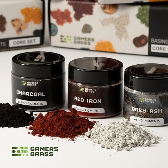 Gamers Grass Basing Pigments Core Set - 9x - GGSB-BPCS