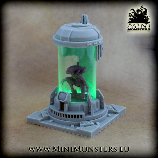 Mini Monsters Alien Incubator with Green LED - 5x - MM-0148