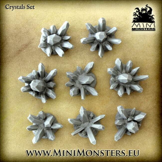 Mini Monsters Crystals - 8x - MM-0139