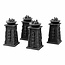 Mini Monsters Cursed Tomb Flame Plinths - 4x - MM-0152