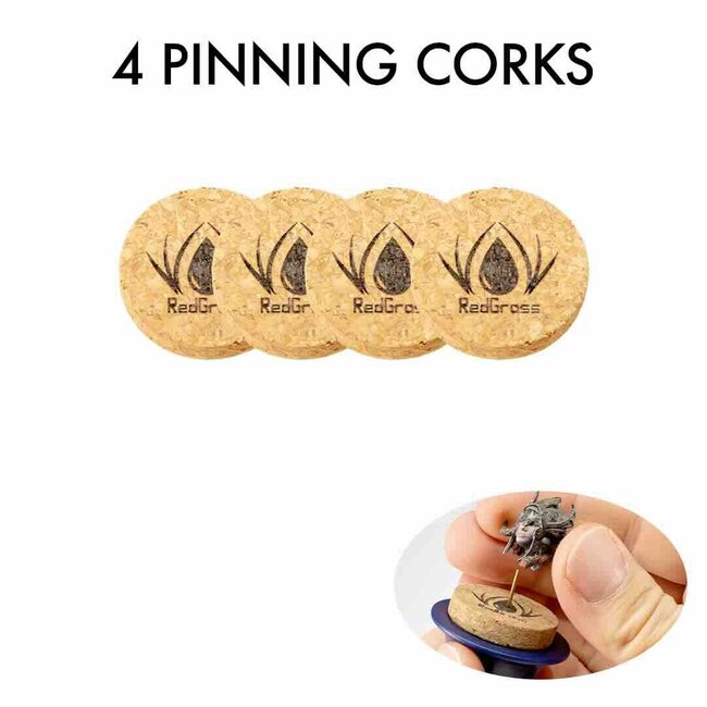 Redgrassgames 4 pinning corks for RGG360 v2 - RGG-4-pin-cork