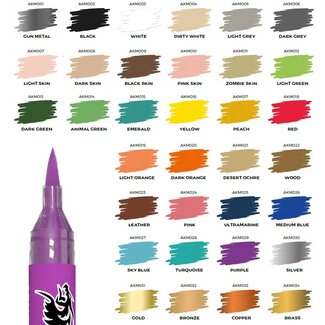 AK interactive Playmarker Set - 34 colors - SW-AKMA34 - image