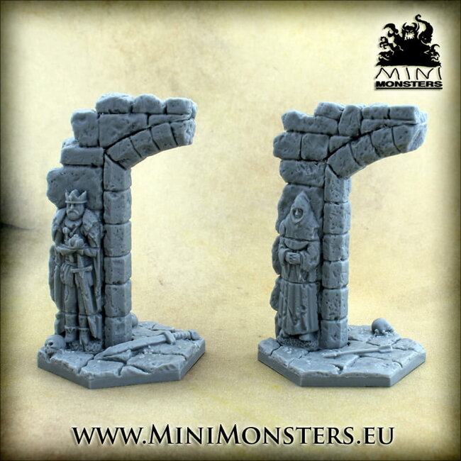 Mini Monsters Ambergrad Terrain Hex - 4x - MM-170
