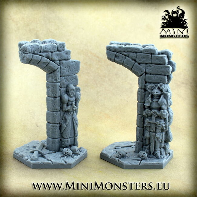 Mini Monsters Ambergrad Terrain Hex - 4x - MM-170