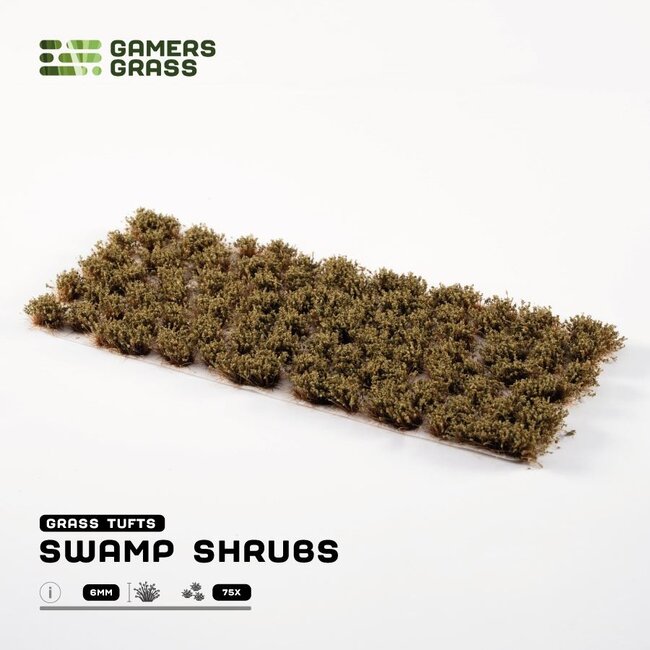 Gamers Grass Swamp Shrubs 6mm - GGFS-SWA