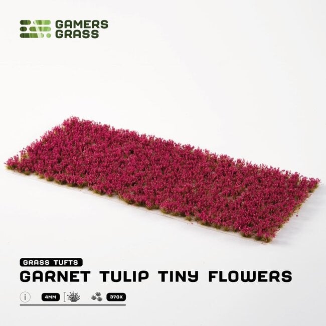 Gamers Grass Garnet Tulip Tiny Flowers 4mm - GGFS-GT
