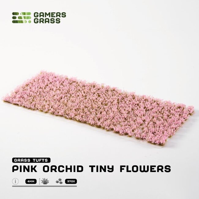Gamers Grass Pink Orchid Tiny Flowers 4mm - GGFS-PO