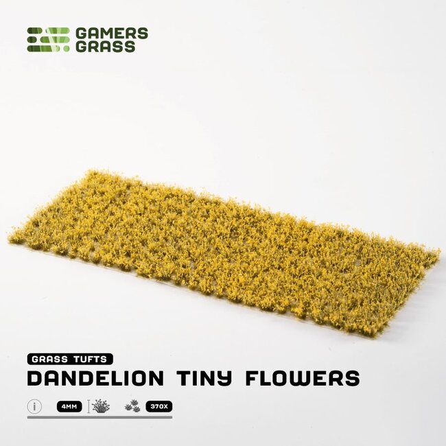 Gamers Grass Dandelion Tiny Flowers 4mm - GGFS-DAN