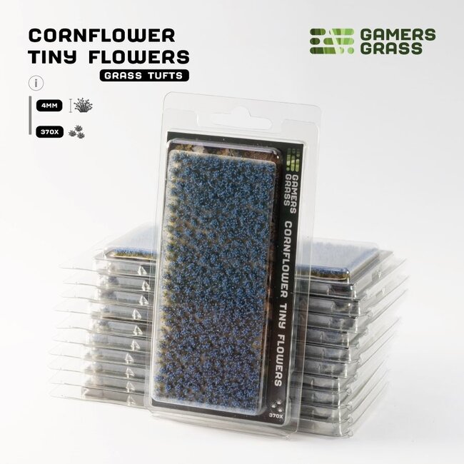 Gamers Grass Cornflower Tiny Flowers 4mm - GGFS-COR