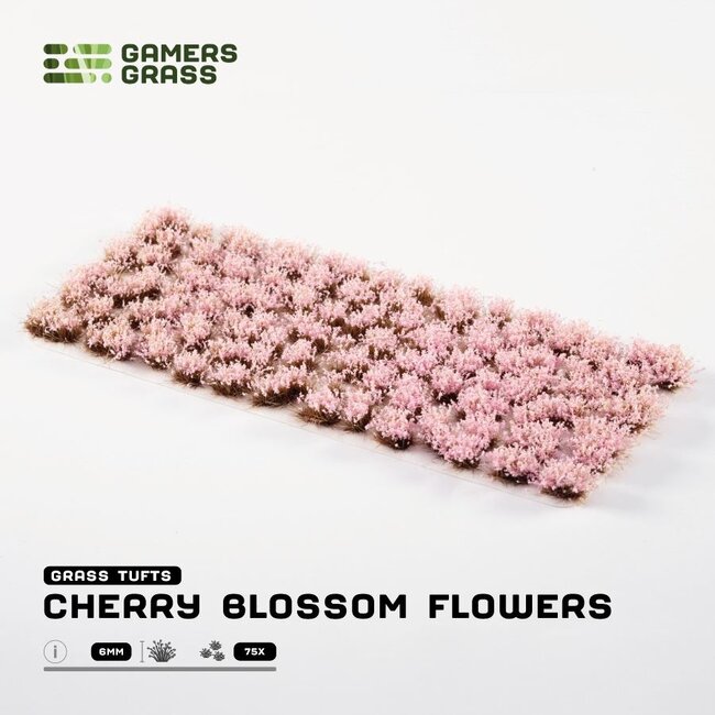 Gamers Grass Cherry Blossom Flowers 6mm - GGFS-CB