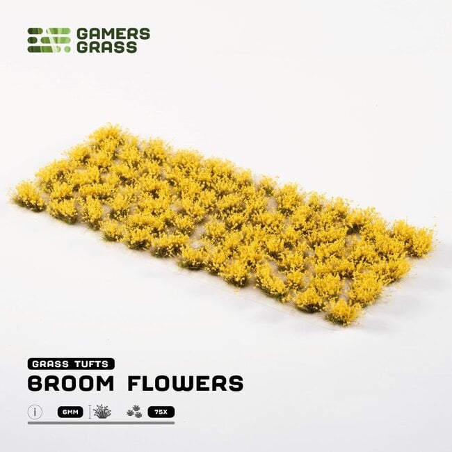 Gamers Grass Broom Flowers 6mm - GGFS-BRO